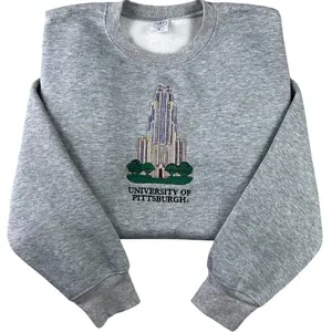 Pittsburgh University Embroidered Sweatshirt/Hoodie