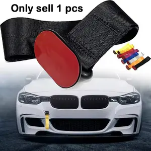 Nylon Tow Strap Car Color Pendant Tow Strap Belt Tow Rope Sticker Ribbon Car Decorations Trailer Ropes Bumper Towing Strap