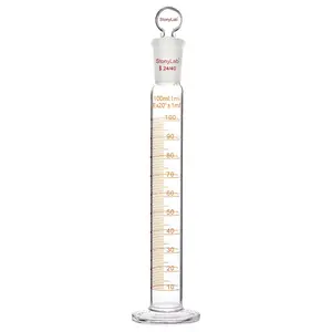 Graduated Cylinder with 24/40 Joint and Head Stopper