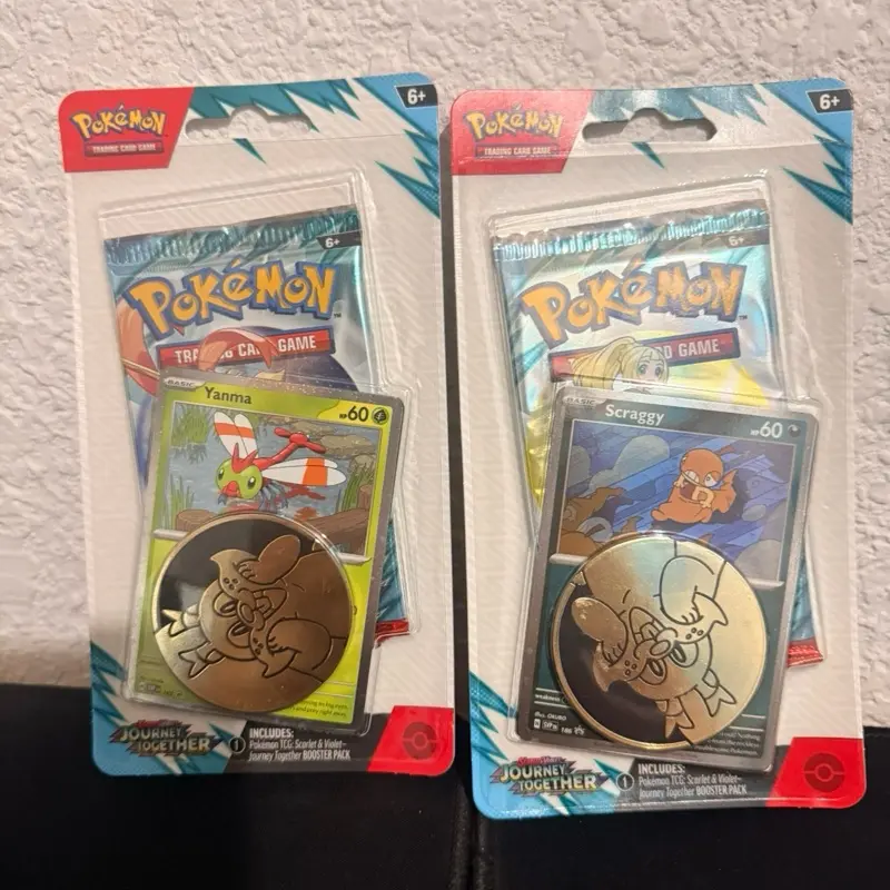 Pokémon Journey Together Booster Pack - Your Choice of Yanma or Scraggy