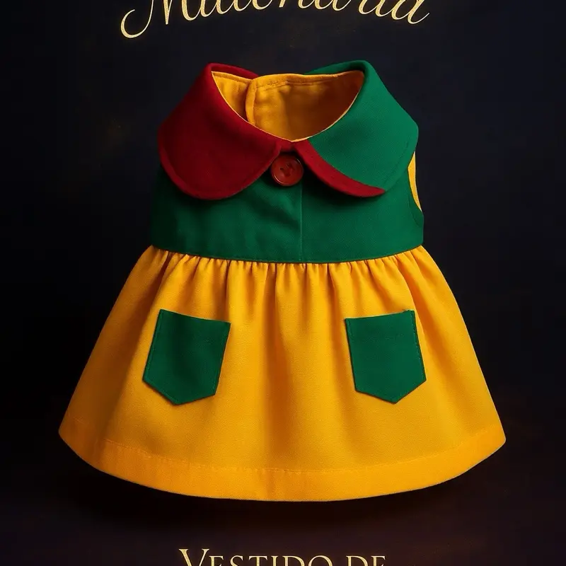 chilindrina green dress La Chilindrina Dog Costume