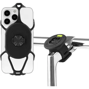 Tie Connect Kit 2,  Cell Phone Mount for Stem, Detachable & 360? Rotatable  Holder with Shock-Absorbing Design, Cycling Phone Holder for  Smartphones (Stem - Quick Release)