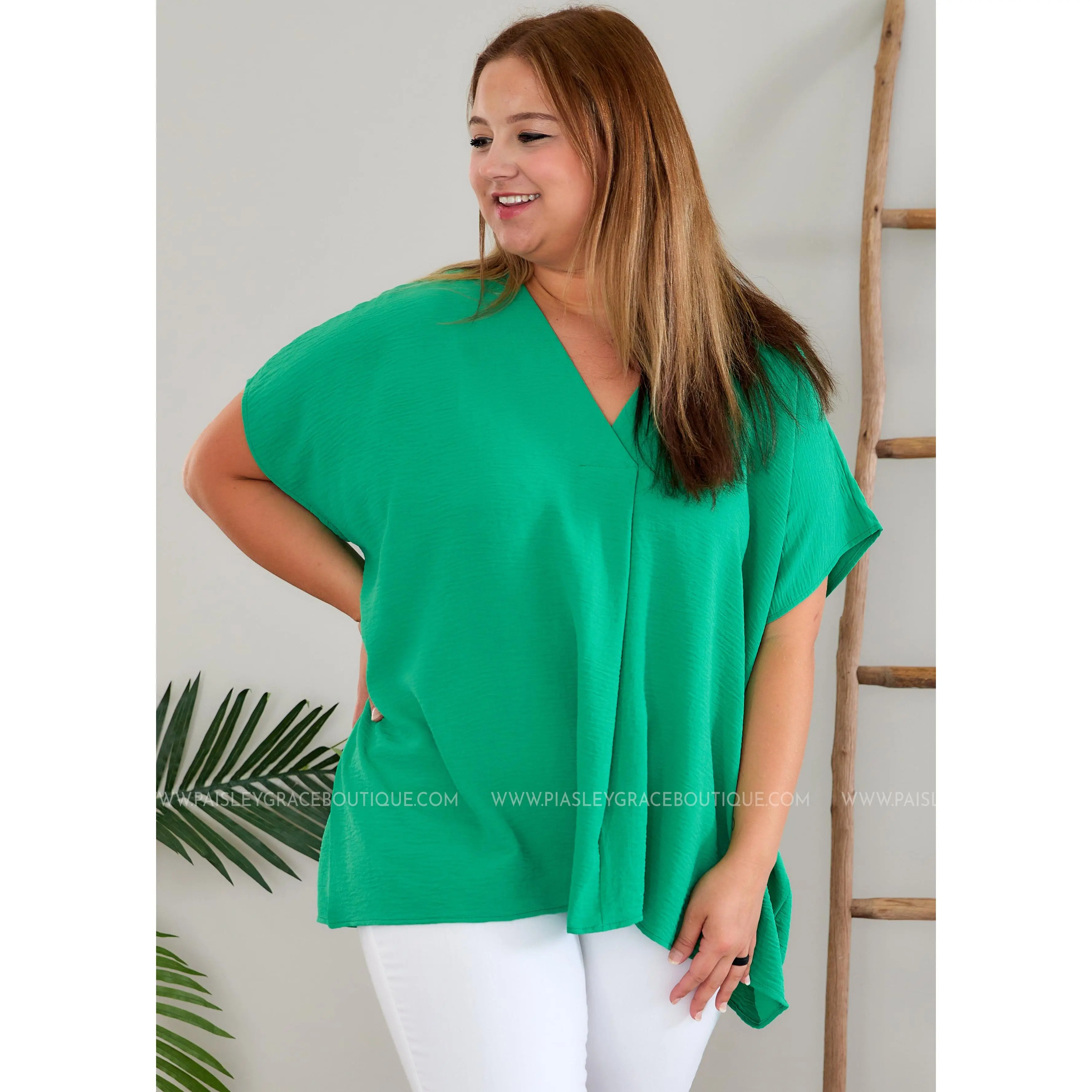 Sandi Top - Green - LAST ONES FINAL SALE