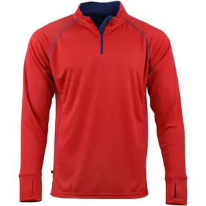 Green Layer Mens Evolution Half Zip Jacket Athletic Outerwear Casual - Red Green Layer Mens Evolution Half Zip Jacket Athletic Outerwear Casual - Red