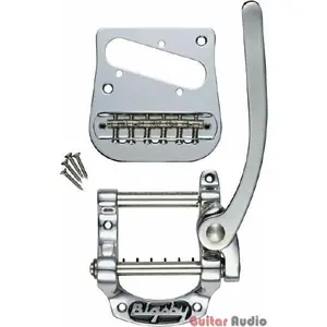 Bigsby B5 Fender Telecaster Tele Guitar Vibrato Tailpiece Kit w/ Bridge - CHROME