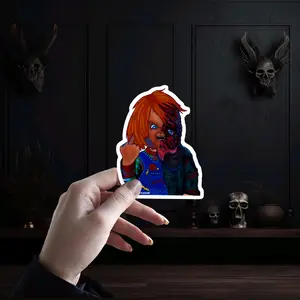 Chucky Melted Vinyl Sticker