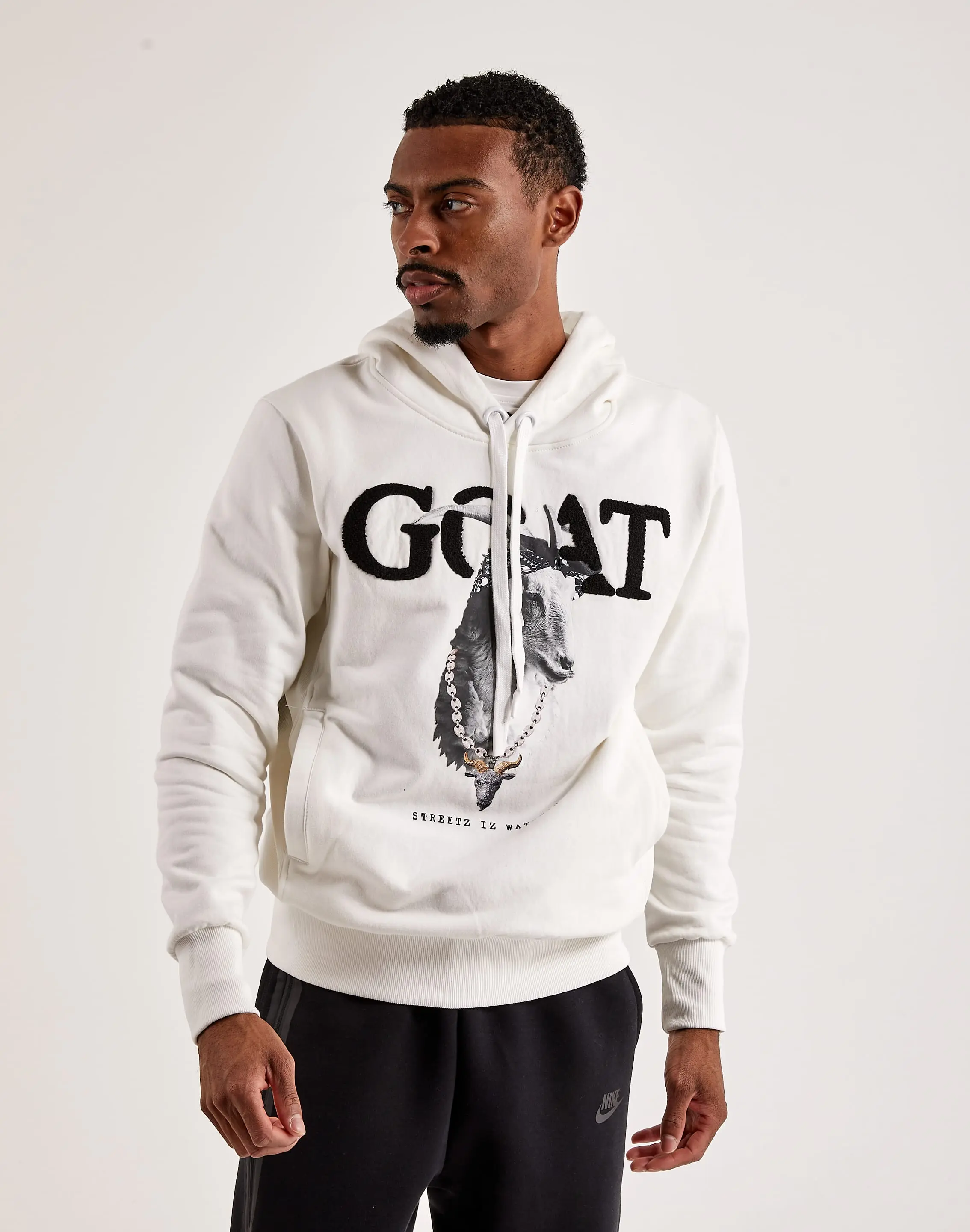 Mens Streetz Iz Watchin Goat Pullover Hoodie