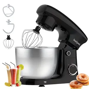 All-in-One Stand Mixer 5.5QT with Dough Hook, Beater & Spatula – 10-Speed Powerful Motor for Baking & Cooking