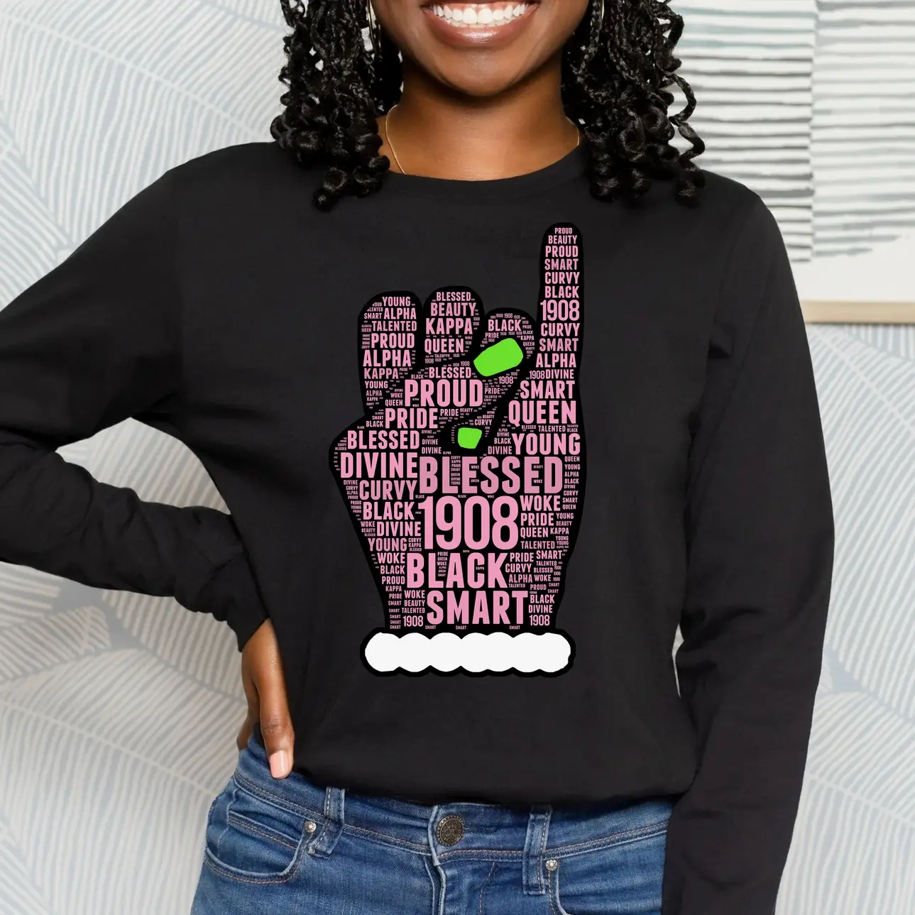 Alpha Kappa Alpha Sweatshirt. AKA Sweatshirt. AKA 1908 Sorority Apparel.  AKAs, Alpha Women, Ivies.