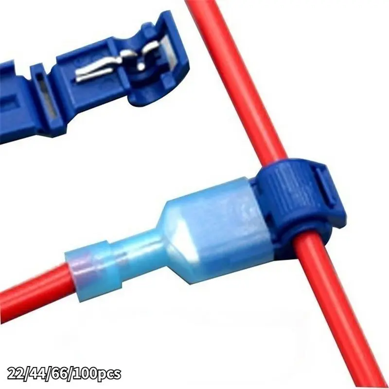 20pcs Quick Elect Connectorative Cable Connectors Snap Splice Lock Wire Terminal Crimp Wire Connector Electric Durable Reliable Connectors Crimp Terminals Crimping Terminals