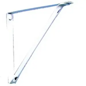 212 MAIN Knape & Vogt Mfg RP-0046-WT 10 in. White Bracketshelf, Closet Pro Shelf, 500lb Wall Mounted Organizer