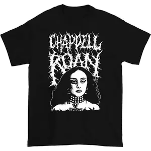 Chappell Roan Metal Gift For Fan Black Short Sleeve T shirt, Rock Hip Hop Sport Style Tee, Menswear Top