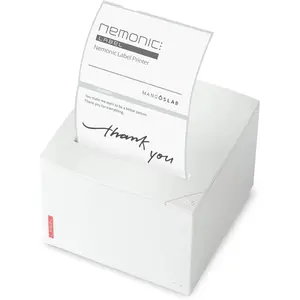 MANGOSLAB Nemonic Label Printer | Inkless Bluetooth Thermal Label Printer for Small Business | Portable Wireless Printer & Durable Shipping Label Maker | Printer Label Machine