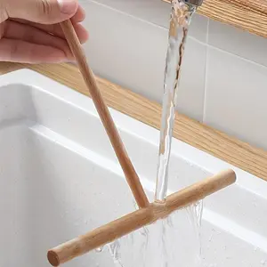 1pc T-shaped Pancake Spreader, Wooden Crepe Maker Spreader, Reusable Spreader, Pancake Batter Spreader Stick, Easy to Clean, Wooden Pancake Spreader for Home Or Professional Use, Kitchen Stuff, Cheap Stuff