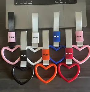 Heart Tsurikawa Pull Ring | Various Colors & Customization Car Accessories | Easy Installation
