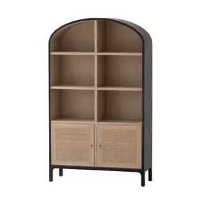 Pietro Contemporary Tall Cabinet with Knob Handles