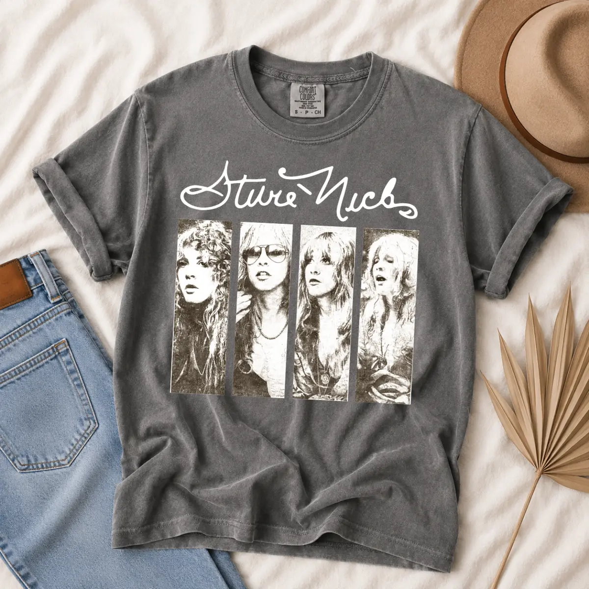 Comfort Color Classic Stevie Nicks Shirt – Retro Rock & Roll Fleetwood Mac AutumnWinter Sweatshirt – Premium Fleece Material Fashion Cotton Fabric Fit