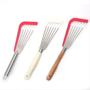 Butterfly Multifunctional Silicone Spatula, Stainless Steel Handle, Non-Stick, Heat Resistant, Ideal for Fish & Steak Cooking, Kitchen Utensils Gadgets