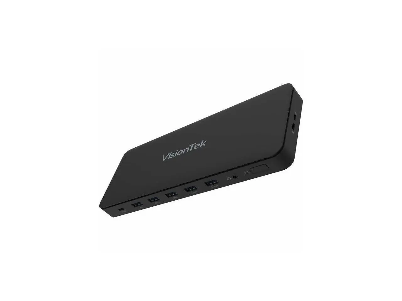 VisionTek VT4600DL Universal Dual 4K Docking Station 100W Charging (USB-A, USB-C) - for Notebook, Laptop, Desktop, Monitor, Mobile Device - Charging Capability - 100 W - USB Type C, USB Type A - 2 Dis