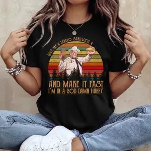 Buf0rd T T-Shirt, Justice Give Me A Diablo Sandwich Sweatshirt Hoodie, Vintage T-Shirt, Movies Quote Unisex TShirt, Unisex Graphic Print Tee