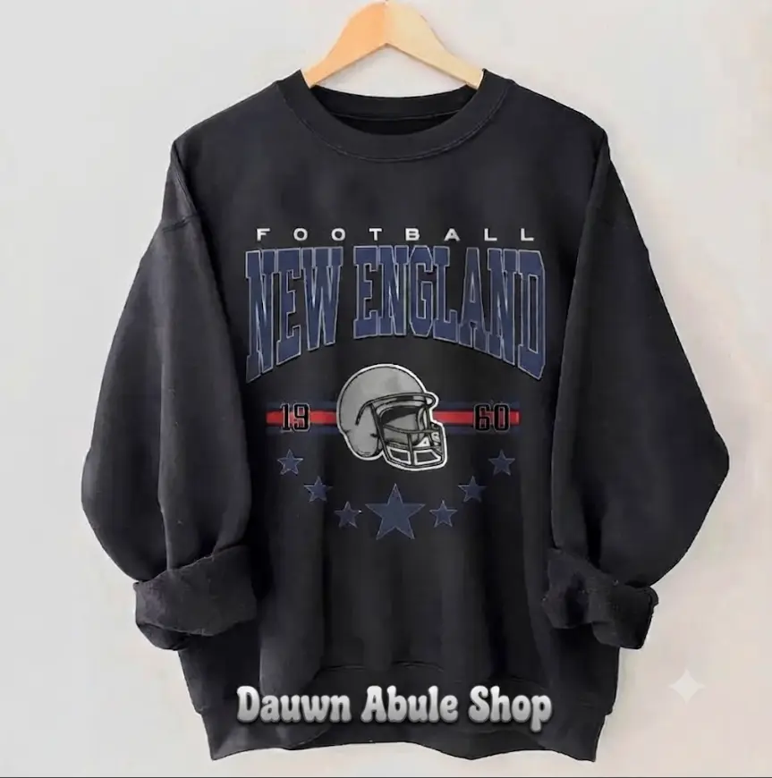 New England Football 19 60 Adult and Youth Sweatshirt T-Shirt, New England Football merch, youth graphic tees, New England Fan Gift, Sunday Football Apparel, men's stuff, youth clothing