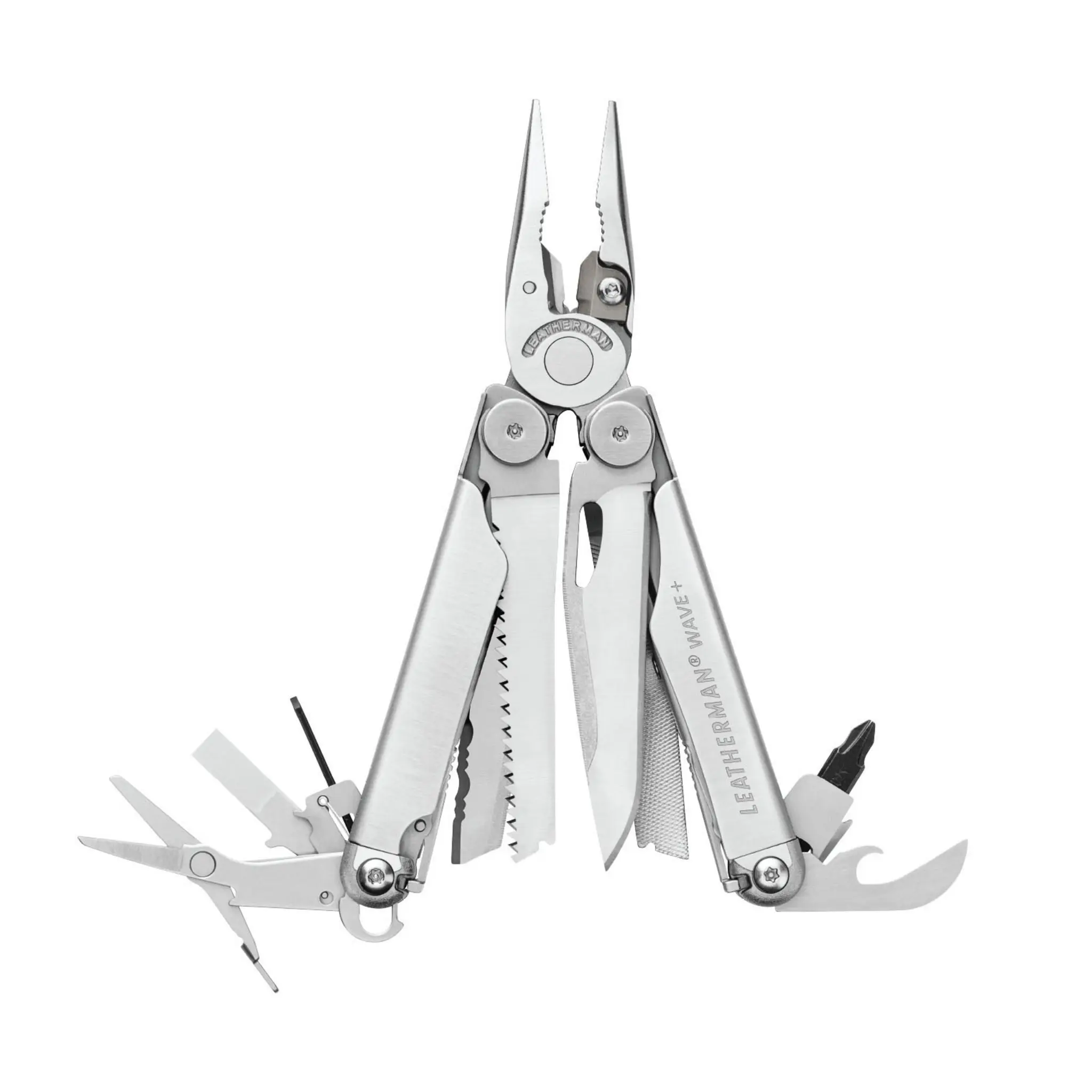 Leatherman Wave®+ 18-in-1 Multi-Tool with Locking Tools and Replaceable Wire Cutters Leatherman Wave®+ 18-in-1 Multi-Tool with Locking Tools and Replaceable Wire Cutters