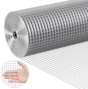 Galvanized Hardware Cloth 1/2 Inch 24×50 Ft Multi-Functional Wire Mesh Roll for Garden Fencing, Chicken Coop & Gopher Barrier