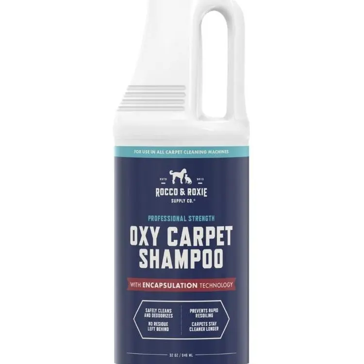Rocco & Roxie Oxy Carpet Cleaner Solution for Pets, Use in Any Carpet Shampooer Machine for Deep Fresh Cleaning