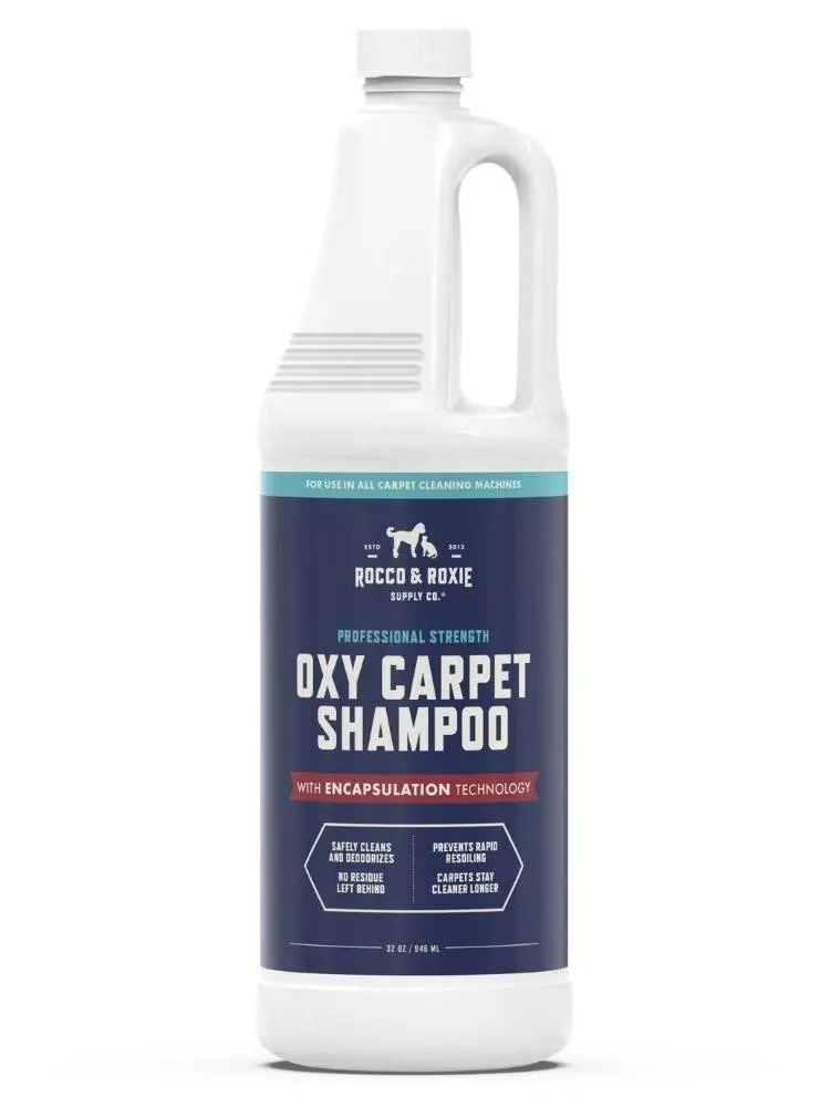 Rocco & Roxie Oxy Carpet Cleaner Solution for Pets, Use in Any Carpet Shampooer Machine for Deep Fresh Cleaning