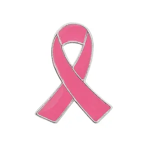 Pink Ribbon Breast Cancer Awareness Jewelry Official Lapel Pin Show Your Support for a Cause Fashionable Accessory