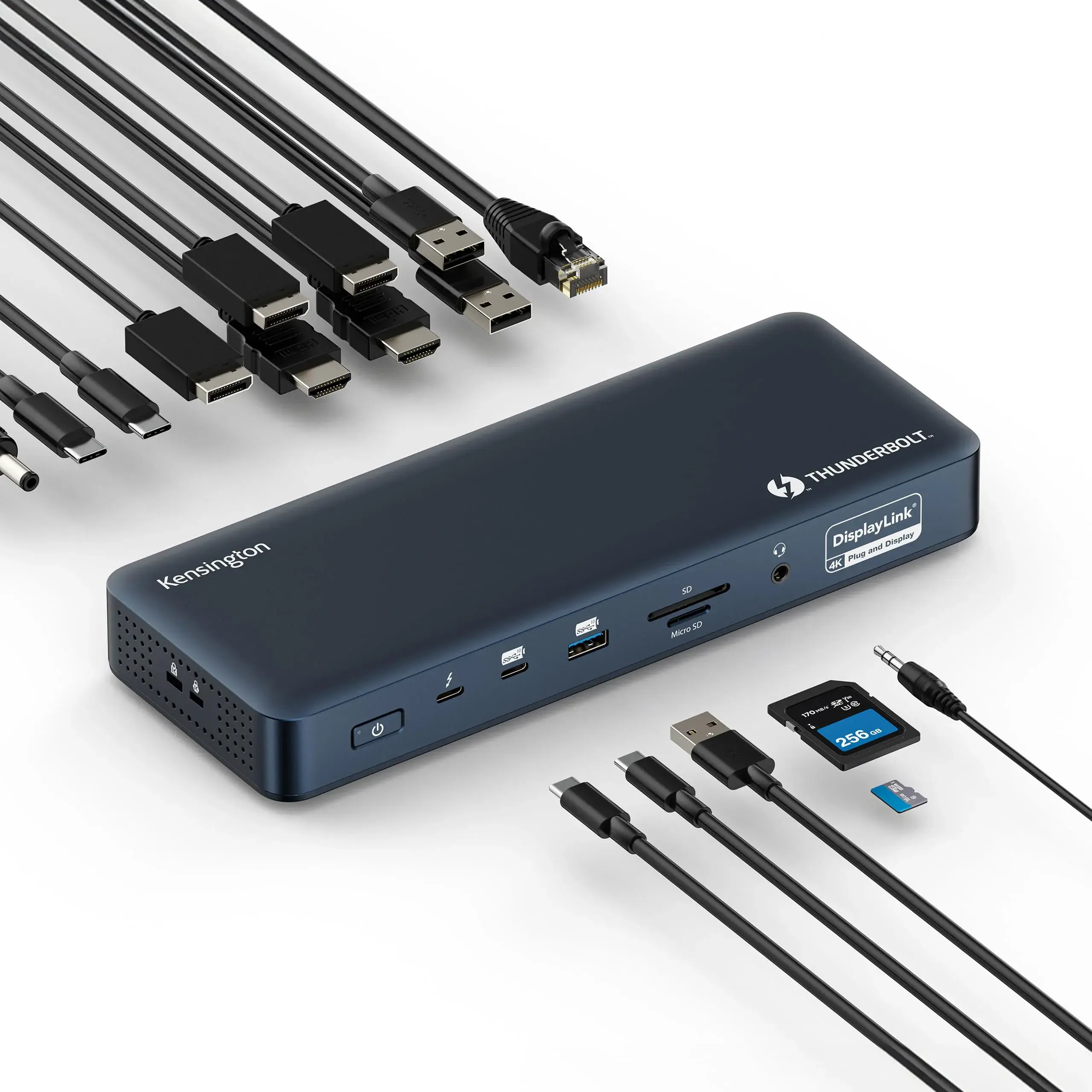 Thunderbolt 4 Quad 4K Dock with DisplayLink Technology