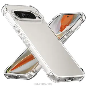 Ultra clear Shockproof Phone case Compatible With Google Pixel 10 8A 8 7 7A 6A 6 9 Pro XL phone cases Transparent Soft TPU Back Cover Accessories Compatible With Google 9 8 A 10 XL phone case