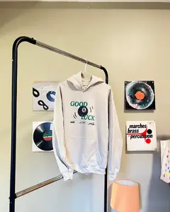 "Good Luck 8 Ball Hoodie - Stylish & Trendy Apparel for Every Occasion"
