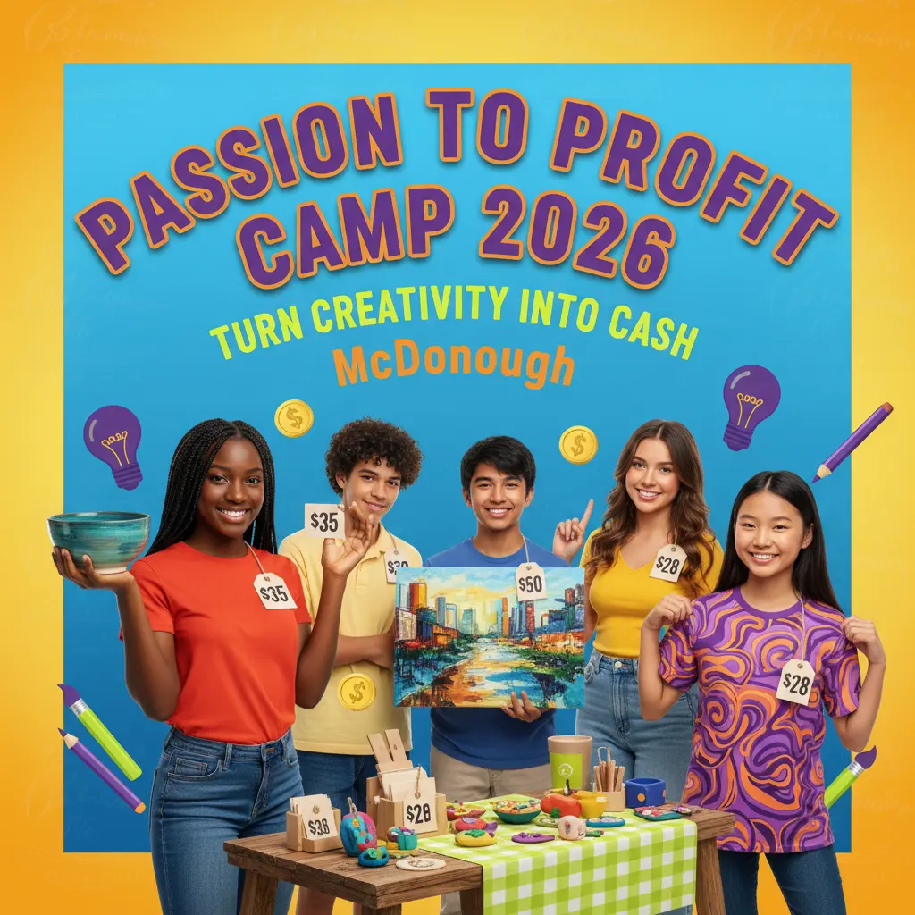 Passion to Profit Camp 2026 | Turn Creativity into Cash | McDonough