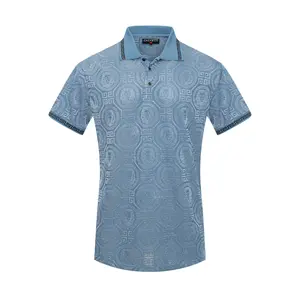 MEN'S COTTON/POLY FANCY POLO SHIRTS-CS200-212
