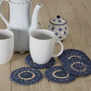 Bluefalls Braided Coasters