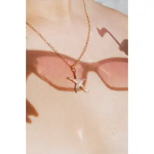 Starfish Necklace - Gold