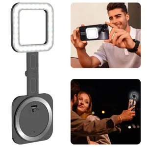 Magnetic Selfie Light, Selfie Led Lights, 1pc 360° LED Selfie Ring Fill Light Compatible with iPhone Magsafe for Selfies/Photography