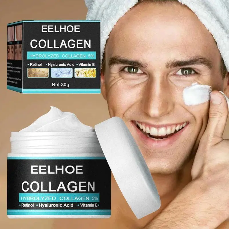 Collagen Blend Face & Neck Brightening Hydration Cream with Hyaluronic Acid - Daily Moisturizer (Jar/Tube) for Women, Firms Skin, Reduces Aging Signs, Evens Tone, All Skin Types