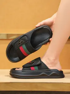 Men's Orthopedic Thick Sole Sandals, Ergonomic Design, Breathable Summer Slippers, Anti-Odor Outdoor Flip Flops, Comfortable Footwear