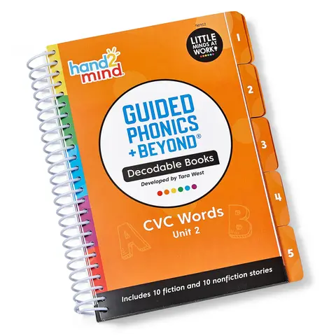 hand2mind Guided Phonics + Beyond Decodable Books, CVC Books for Beginning Readers, Science of Reading Classroom Materials, Learn to Read Leveled Readers, Preschool Curriculum for Teachers