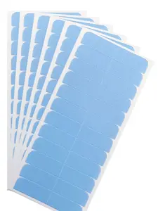 Double Side Wig Tape, Adhesive Replacement Tape Viscose for Hairpieces, Hair Weave, 24 Pcs/Sheet Hair Extension Tapes Replacement Waterproof Skin-Friendly Strong Hold (144PCS/240PCS/720PCS)