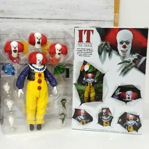 Stephen King Clown Pennywise Action Figure Toys For Halloween Decoration Gift