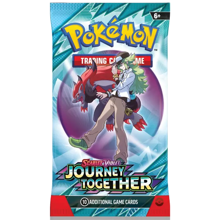 Pokemon: Journey Together English Collectible Booster Pack - Trading Cards Pack (10 Cards), Collectible Booster Packs