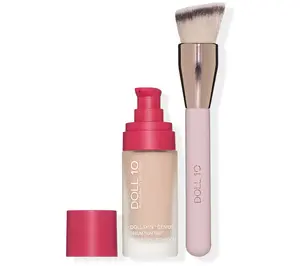 Doll 10 Reishi Mushroom Serum Foundation with Brush