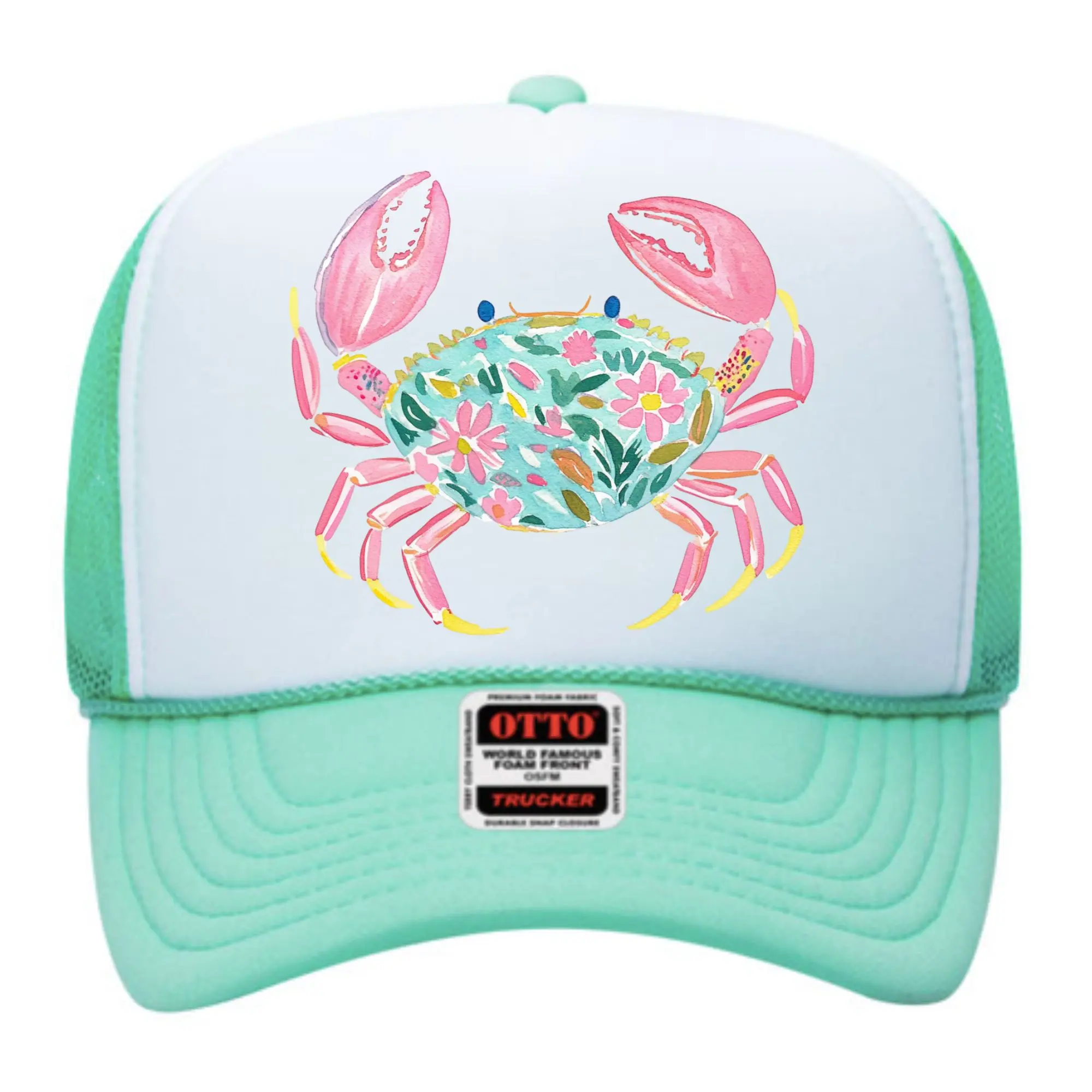 Preppy Crab Trucker Hat