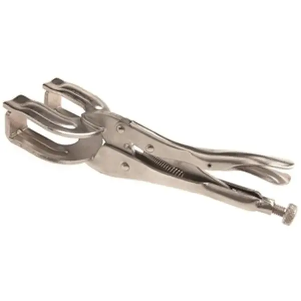 212 MAIN Industrial Hand Tools, Heavy-Duty Plated Locking Grip Clamp for Metalworking and End-of-Joint Welding, Welding Clamps, 2 In. Max Opening, Inches, Locking Jaws, Locking Pliers