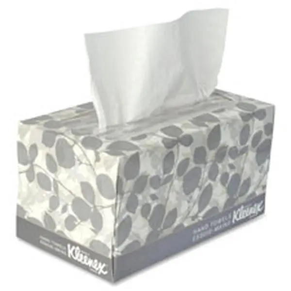 Kimberly-Clark Professional KCC01701CT Paper Cleansing Hand Towels - Eco-Friendly, Sustainable, Recyclable Boxed Pack, Absorbent Sheets, Water-Resistant, Disposable, 18 Per Carton for Lodging, Office Use (Drying, Face Towel Compatible), Drying Hand Towels