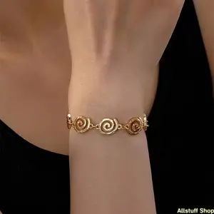 Spiral Symbol Fashion Casual Women's Bracelet
