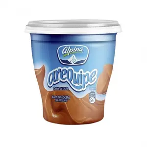 Alpina Arequipe Dulce de Leche Caramel Spread 500g - Ideal for Caramel Creations - Food